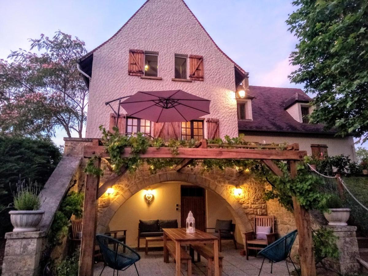 Au Soleil Couchant Saint-Julien-de-Lampon Kültér fotó